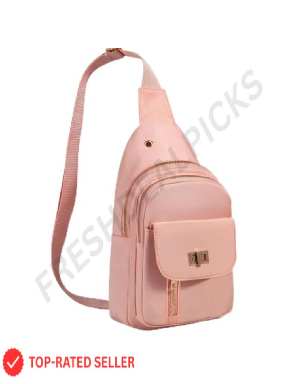 Waterproof Nylon Sling Bag Crossbody Anti-Theft Travel Hiking Backpack